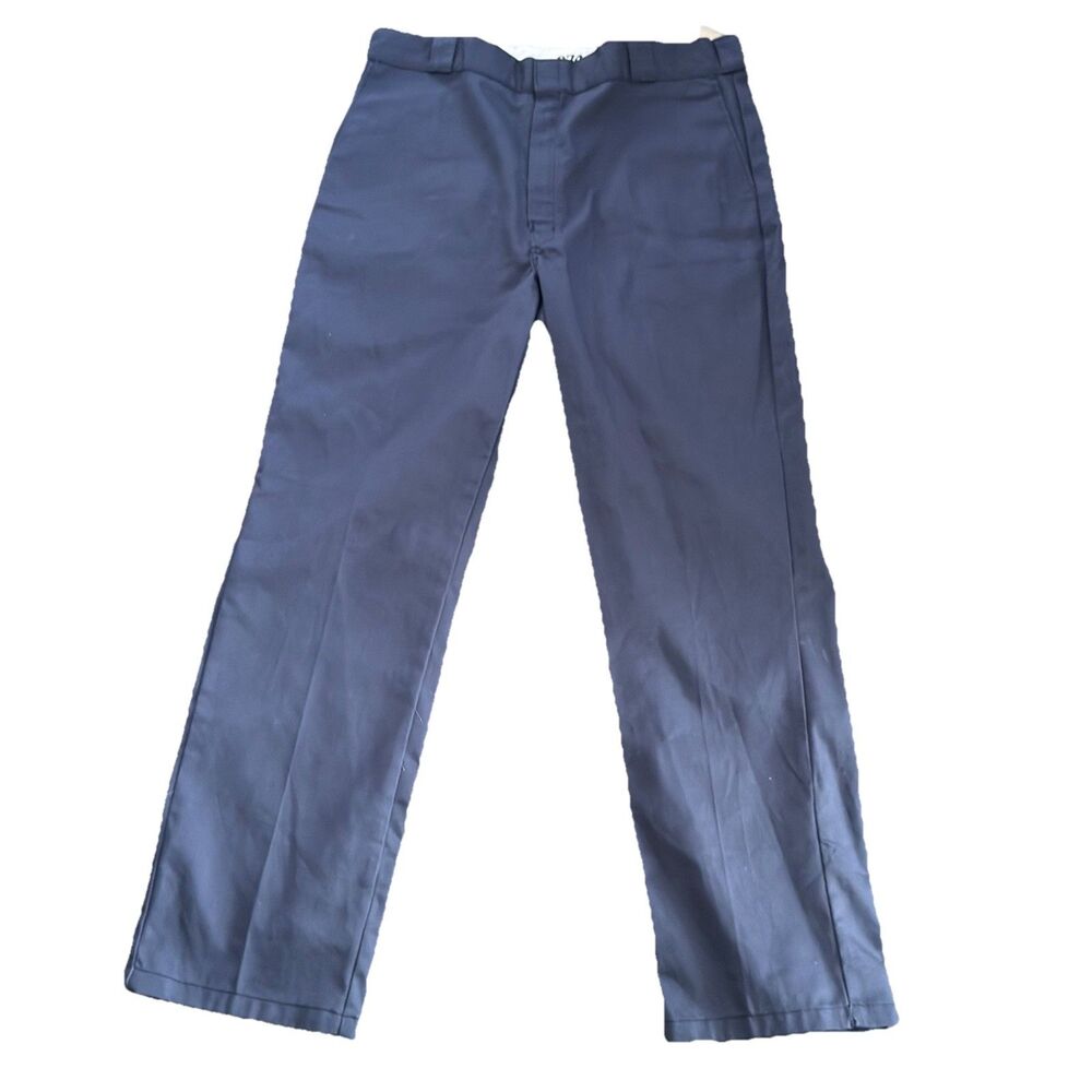 Dickies 874 Flex Original Fit Work Pants Mens 38x30 Navy Blue NWT